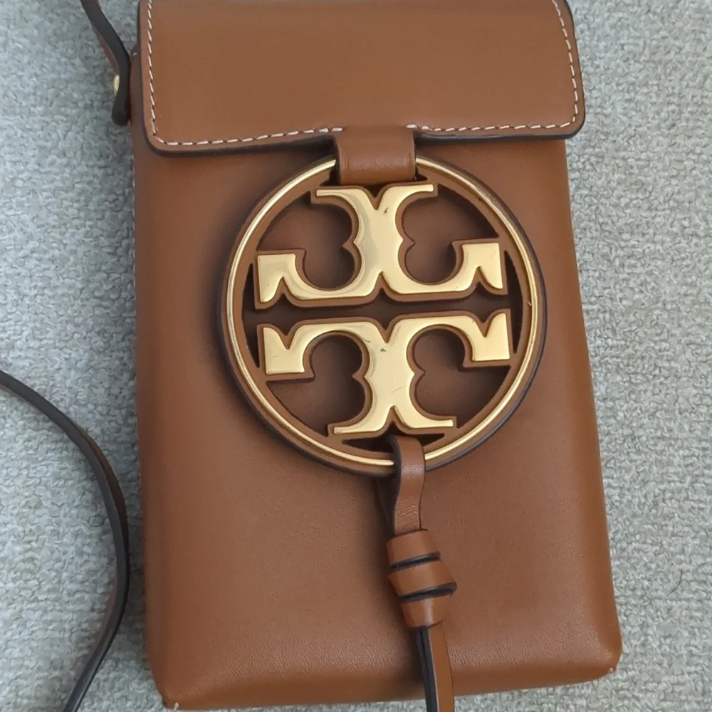Tory Burch Brown Leather Crossbody Bag - Picture 3 of 10
